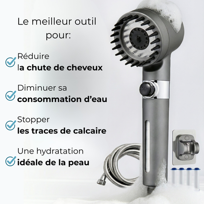 POMMEAU DE DOUCHE FILTRÉ