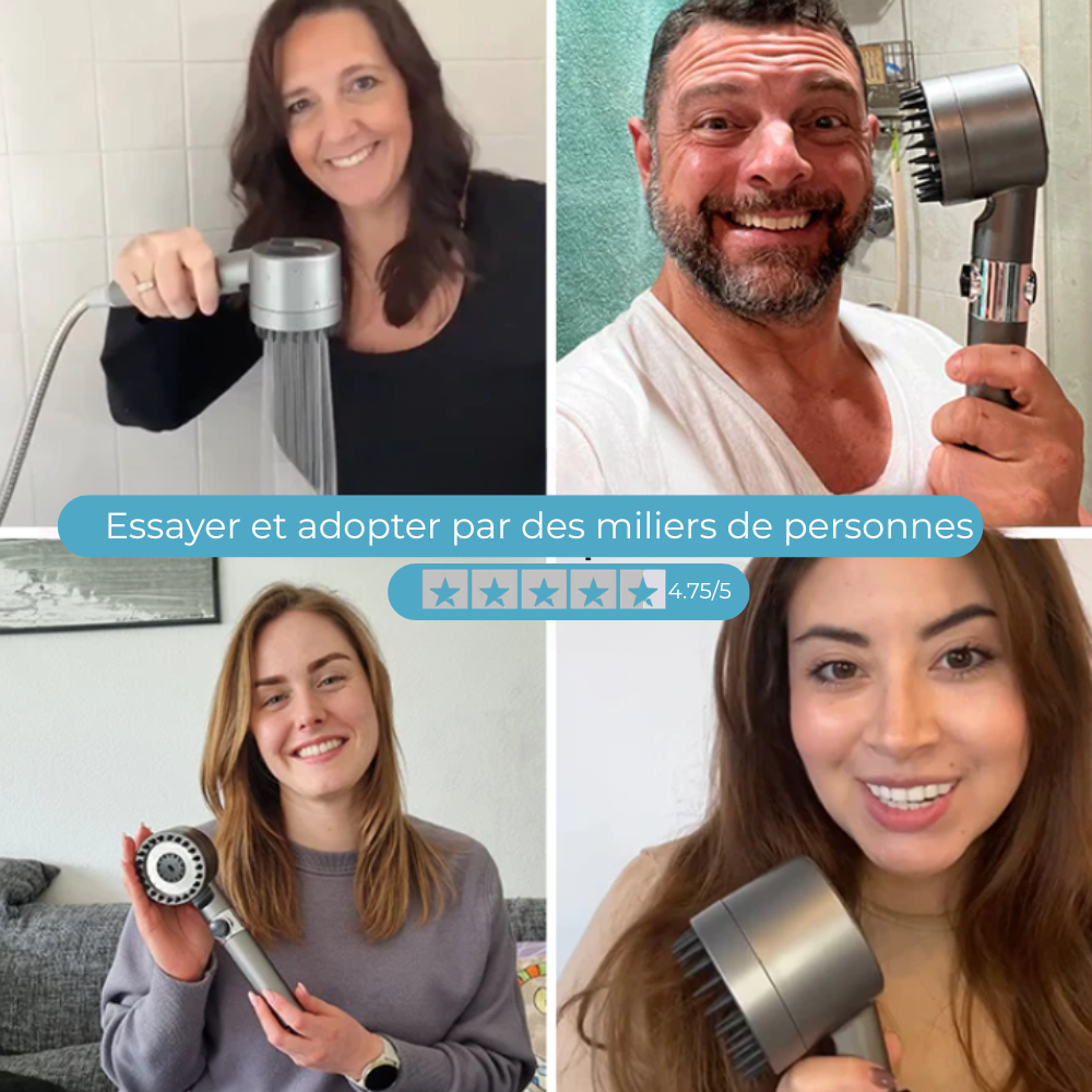 POMMEAU DE DOUCHE FILTRÉ